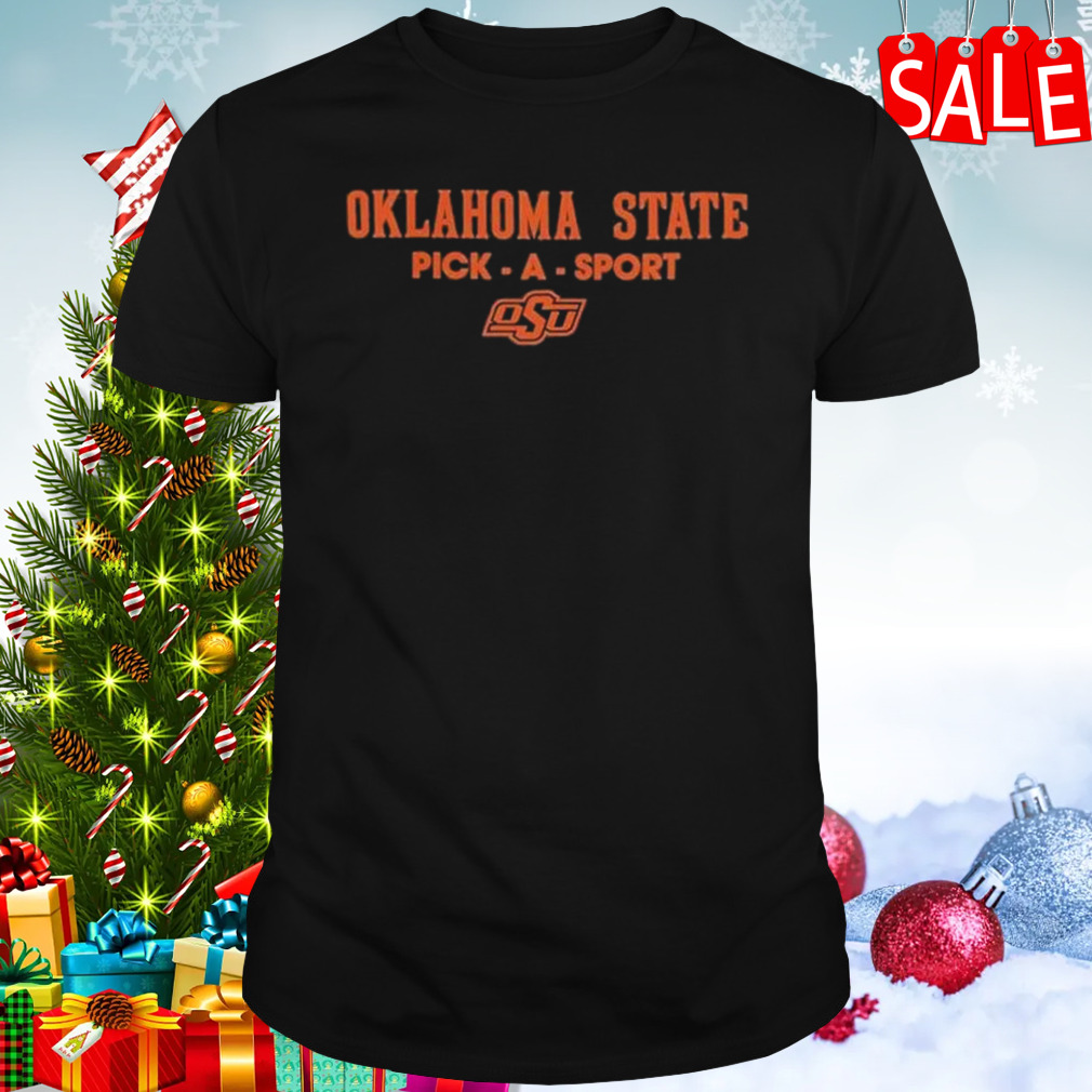 Oklahoma State Cowboys Pick-A-Sport Logo 2023 shirt 1 Unisex tshirt
