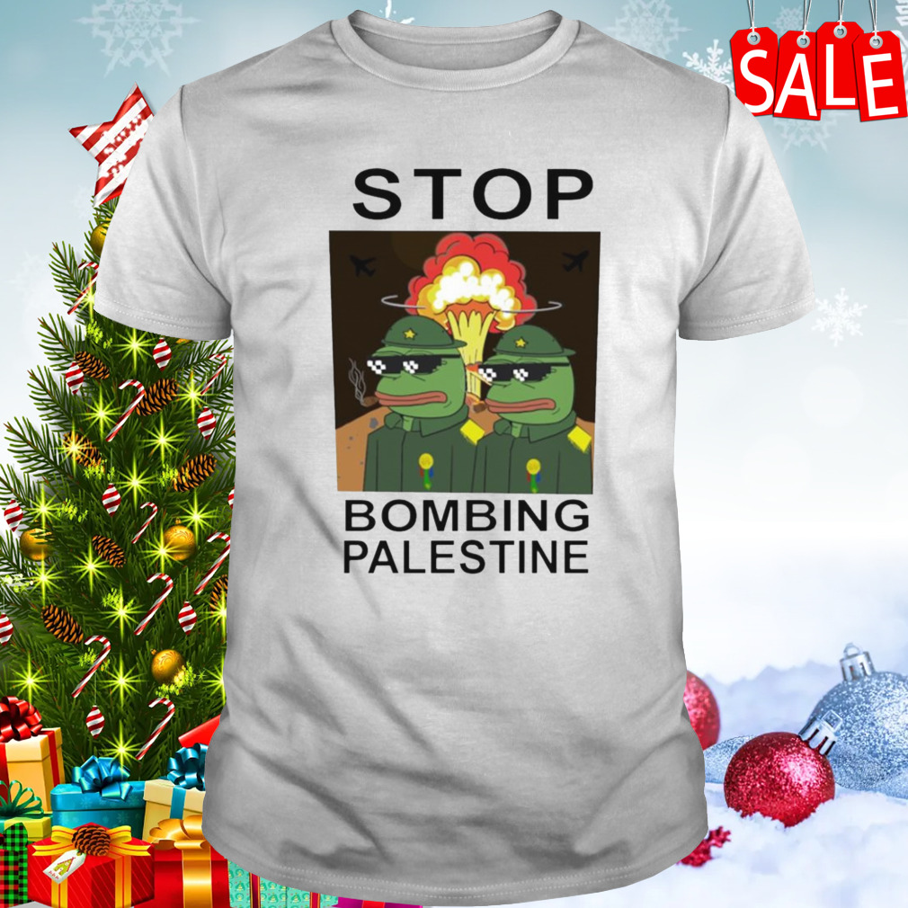 Stop bombing palestine shirt
