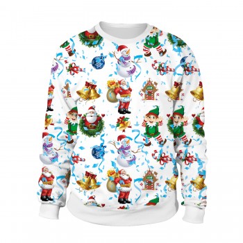 UGLY CHRISTMAS SWEATER MERRY CHRISTMAS ORNAMENTS 3D SWEATSHIRT SWEATER