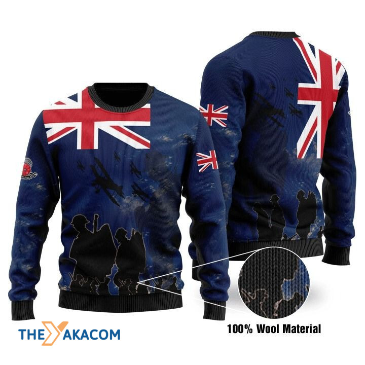United Kingdom Veterans Gift For Christmas Ugly Christmas Sweater