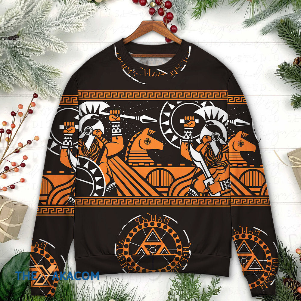 Warrior Spartan Warriors So Nice Gift For Lover Ugly Christmas Sweater
