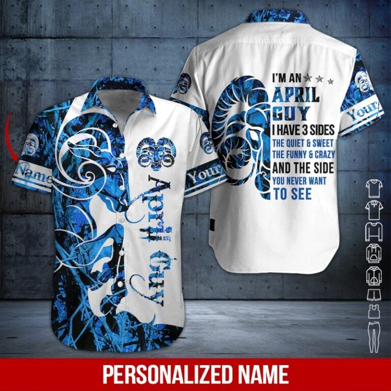 April Guy Custom Name Aloha Hawaiian Shirts For Men For Women HN1155 - Mistersoftees