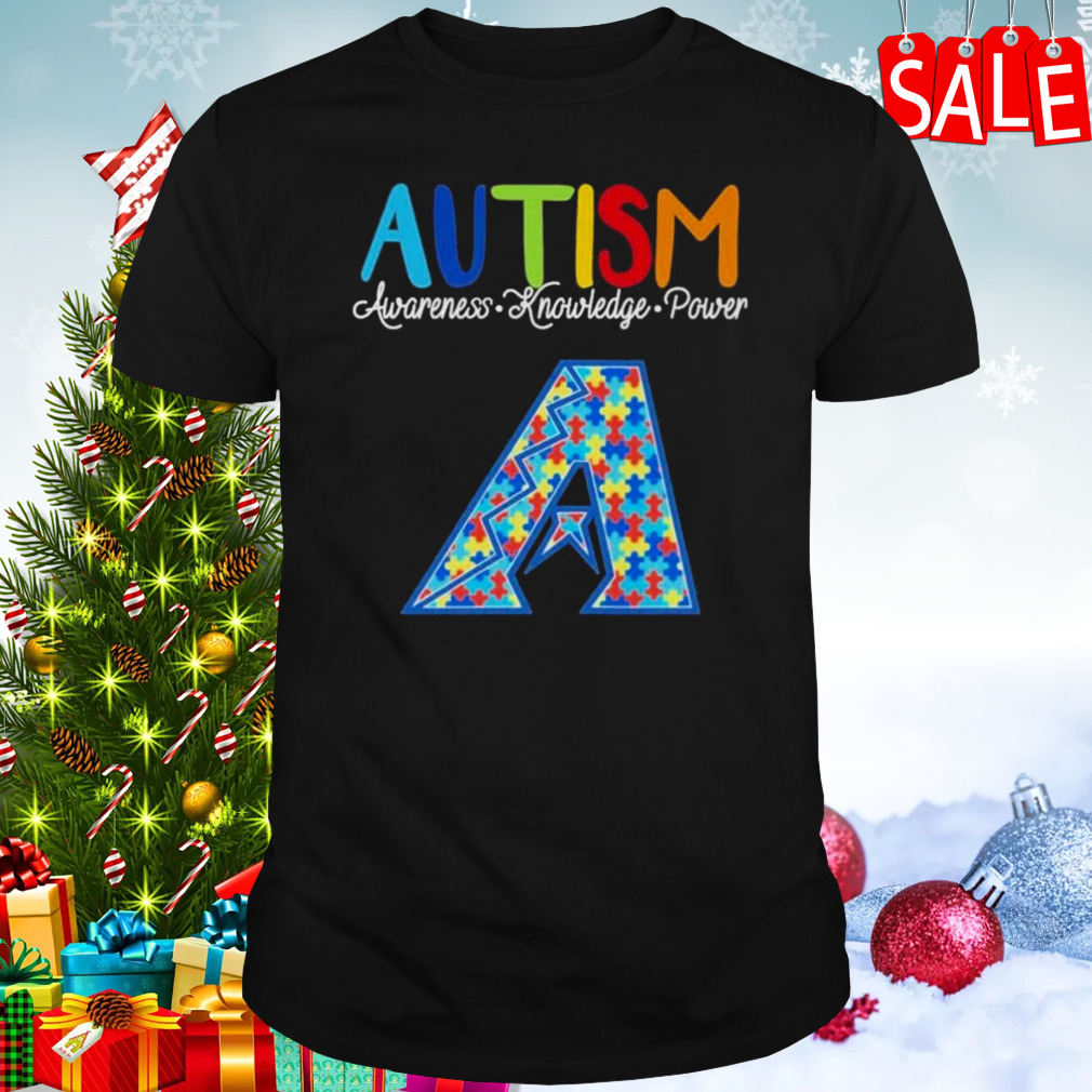 Arizona Diamondbacks Autism Awareness Knowledge Power shirt