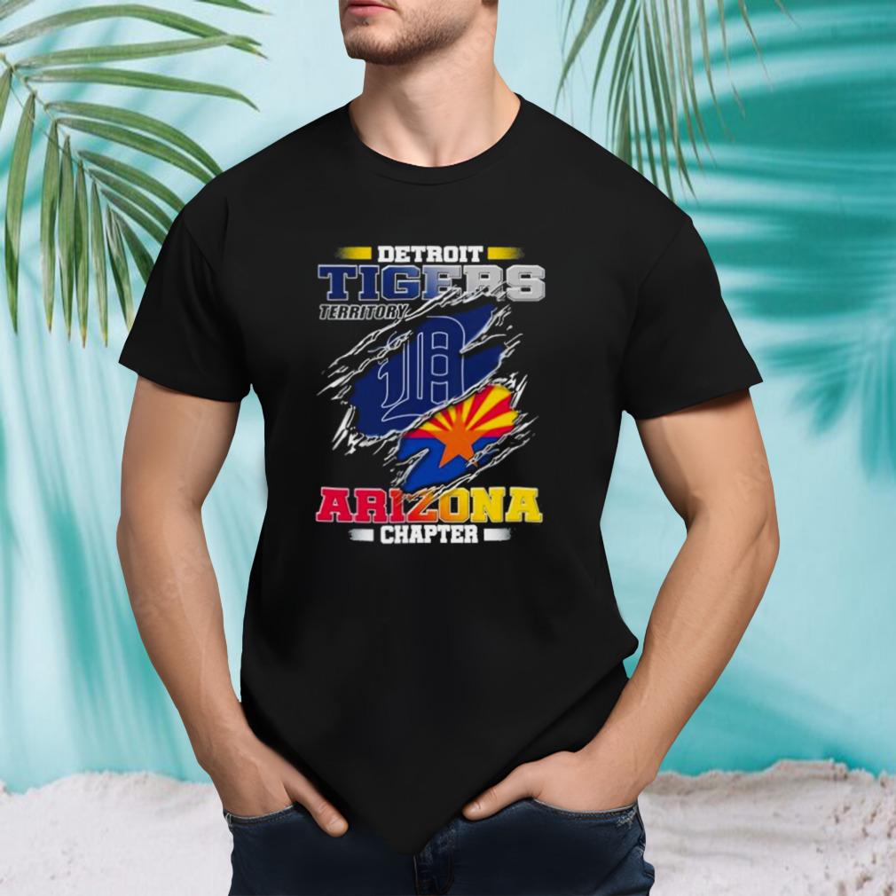Blood Inside Me Detroit Tigers Territory Arizona Chapter shirt