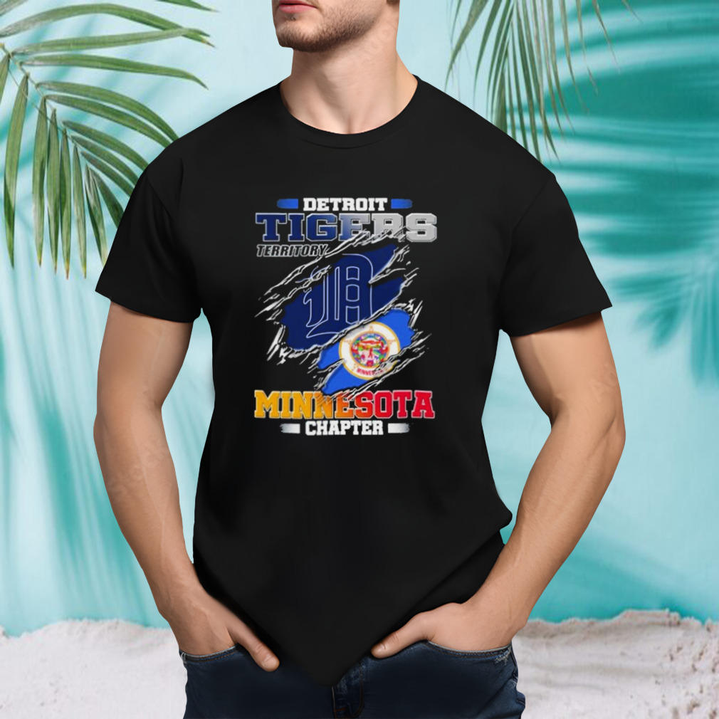 Blood Inside Me Detroit Tigers Territory Minnesota Chapter shirt