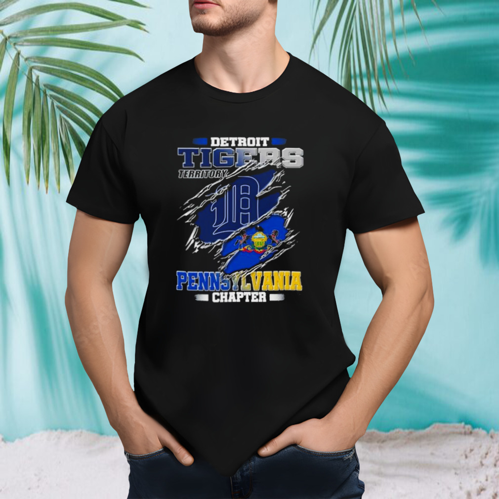 Blood Inside Me Detroit Tigers Territory Pennsylvania Chapter shirt