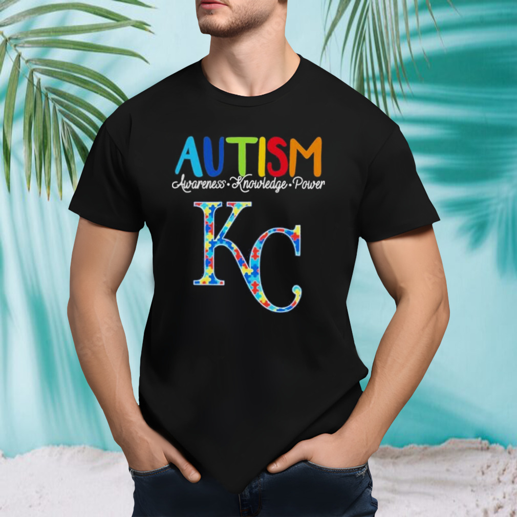Kansas City Royals Autism Awareness Knowledge Power shirt
