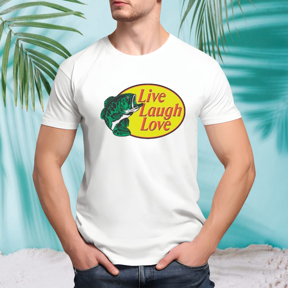 Live laugh love parody logo shirt