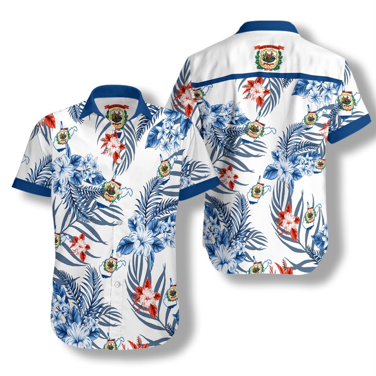 West Virginia Proud Aloha Hawaiian Shirts For Men And Women