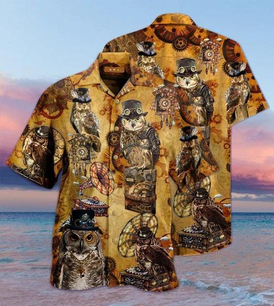 Wisdom Owls Aloha Hawaiian Shirts For Men And Women