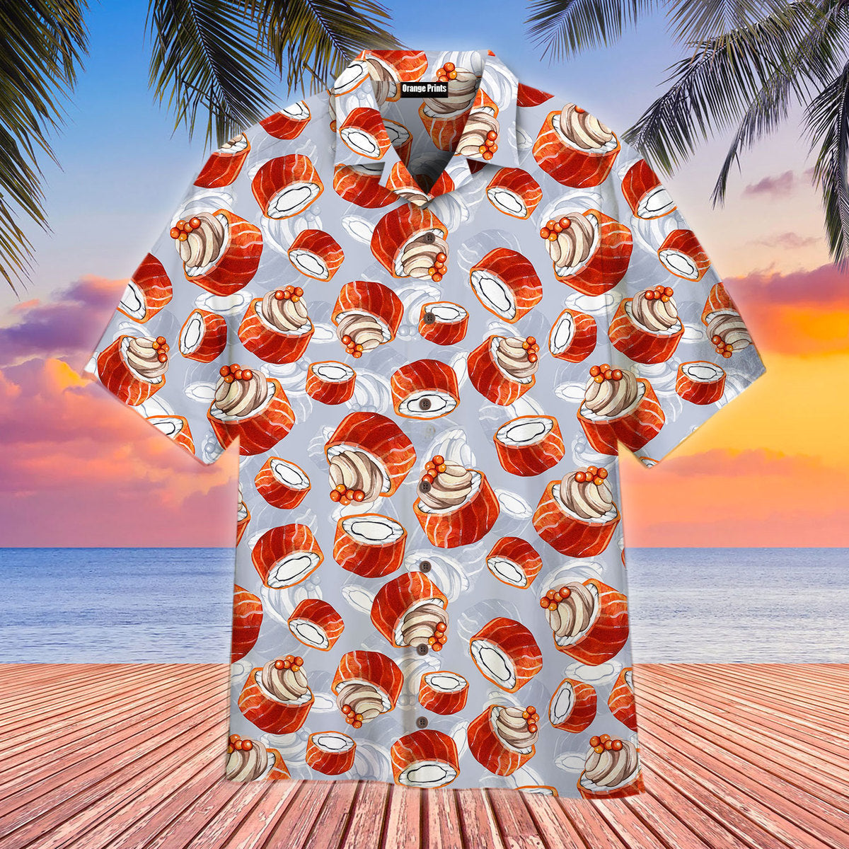 You Had Me At Sushi Cream Aloha Hawaiian Shirts For Men For Women