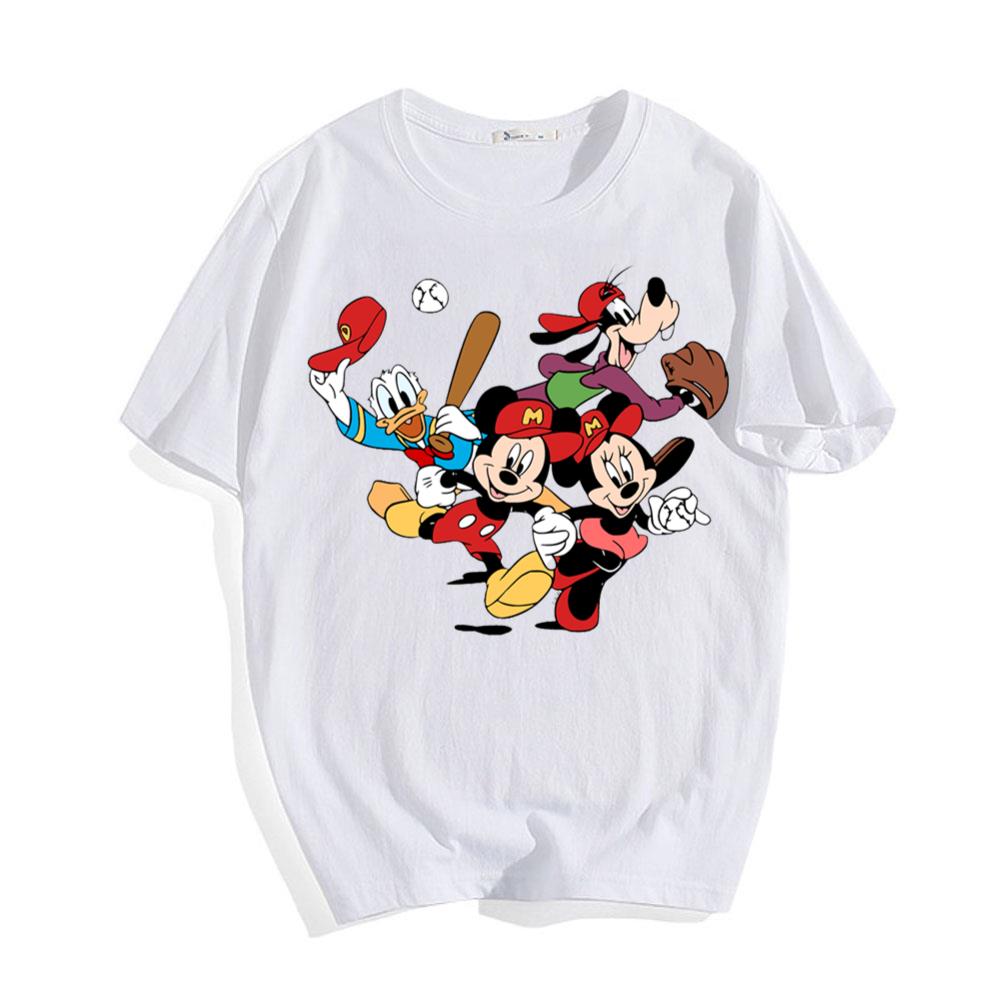Disney And Friends Play Baseball T-Shirt