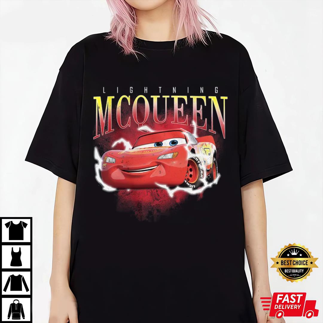 Disney Cars Lightning McQueen Poste Unisex T-shirt