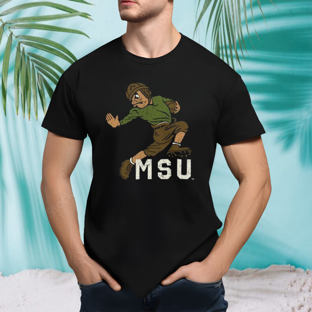 Michigan State University Vintage Leatherhead Sparty T-shirt