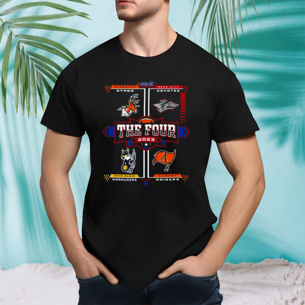 The Four 2023 MHSAA Division 6 Football Championships Shirt
