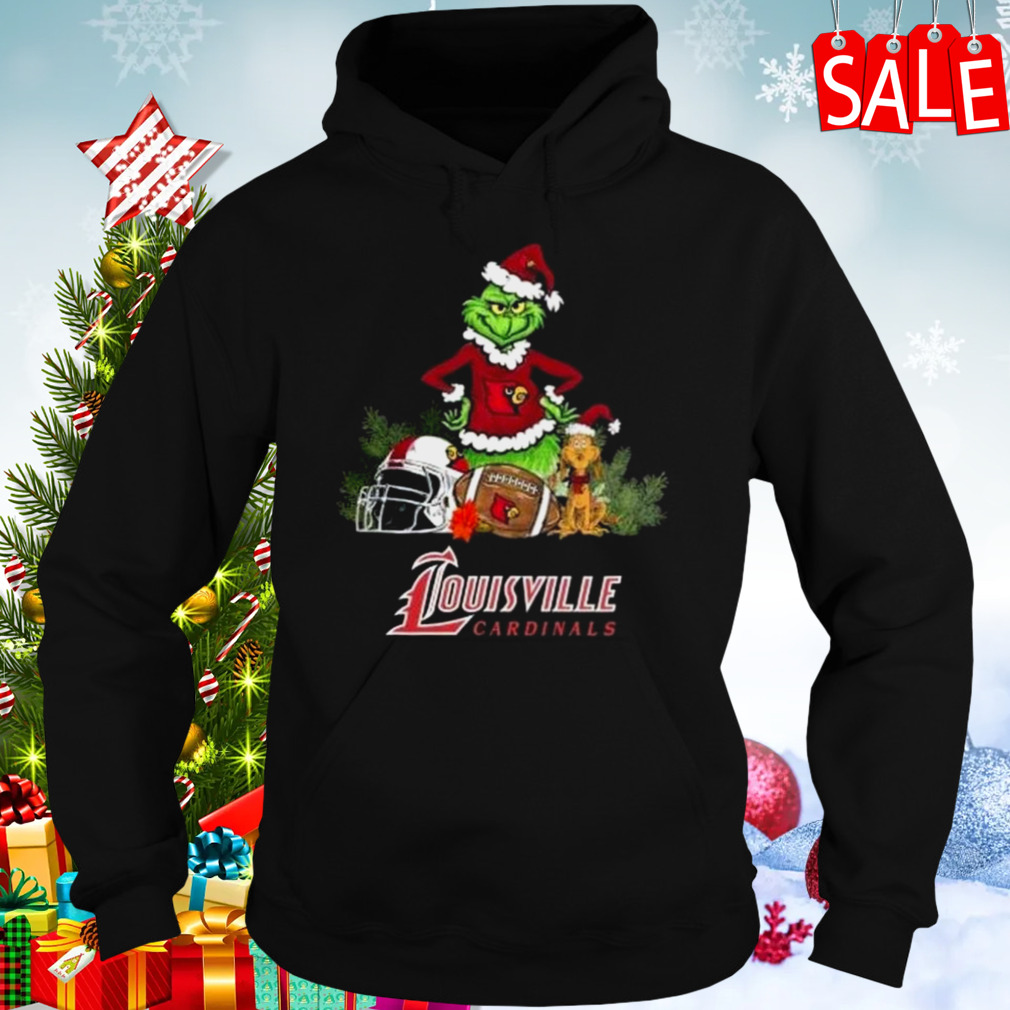 The Grinch Louisville Cardinals Football Christmas 2023 T Shirt