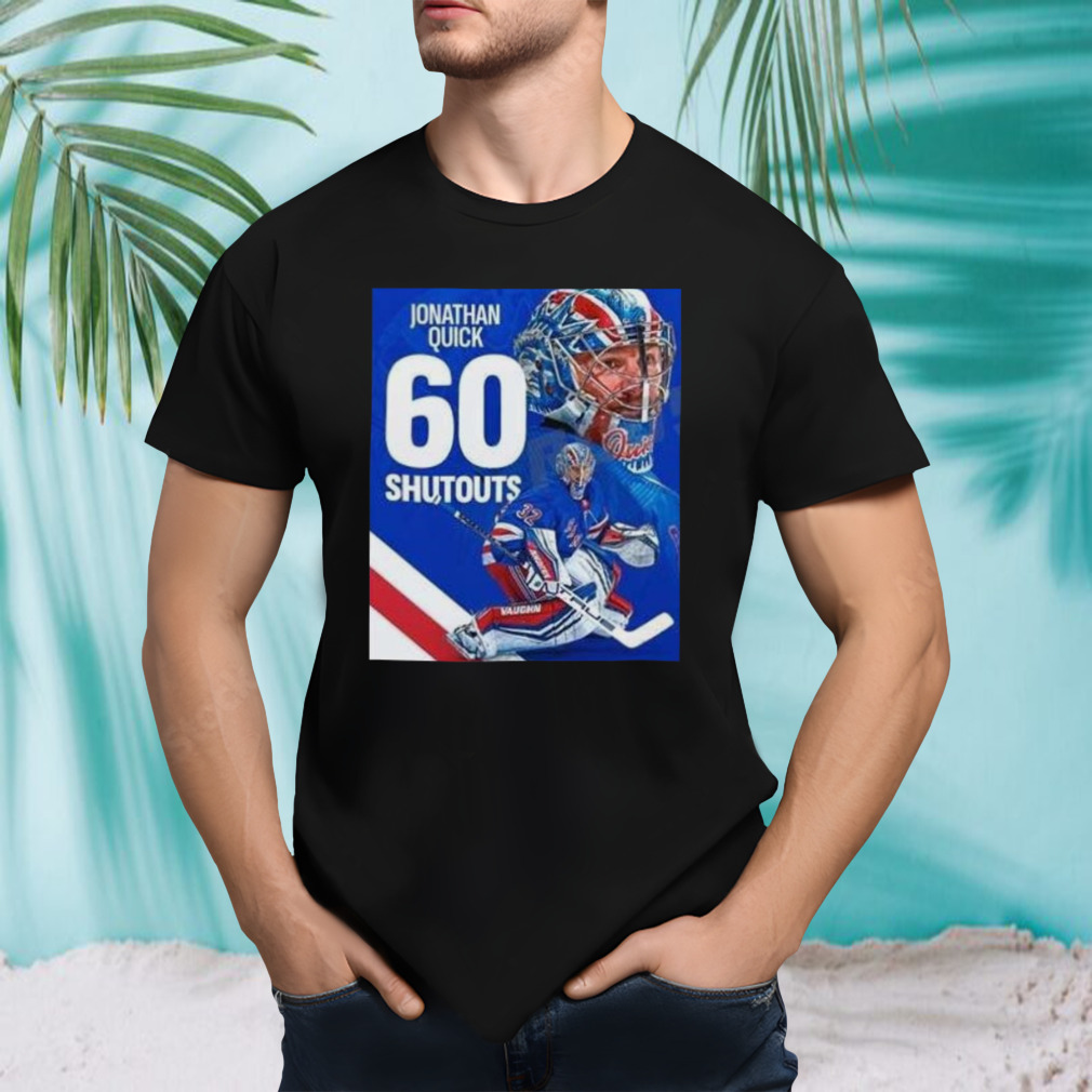 Jonathan Quick 60 Shutouts NHL shirt