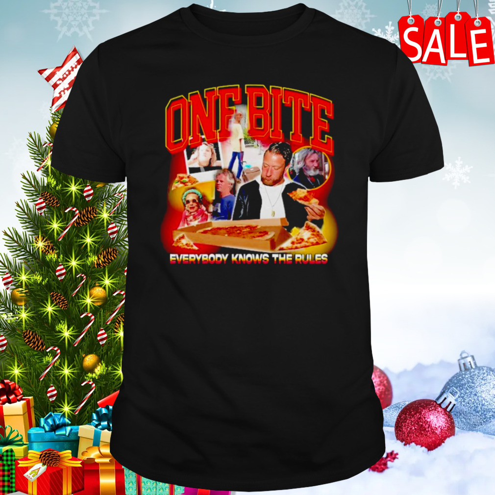 One bite everyone knows the rules shirt