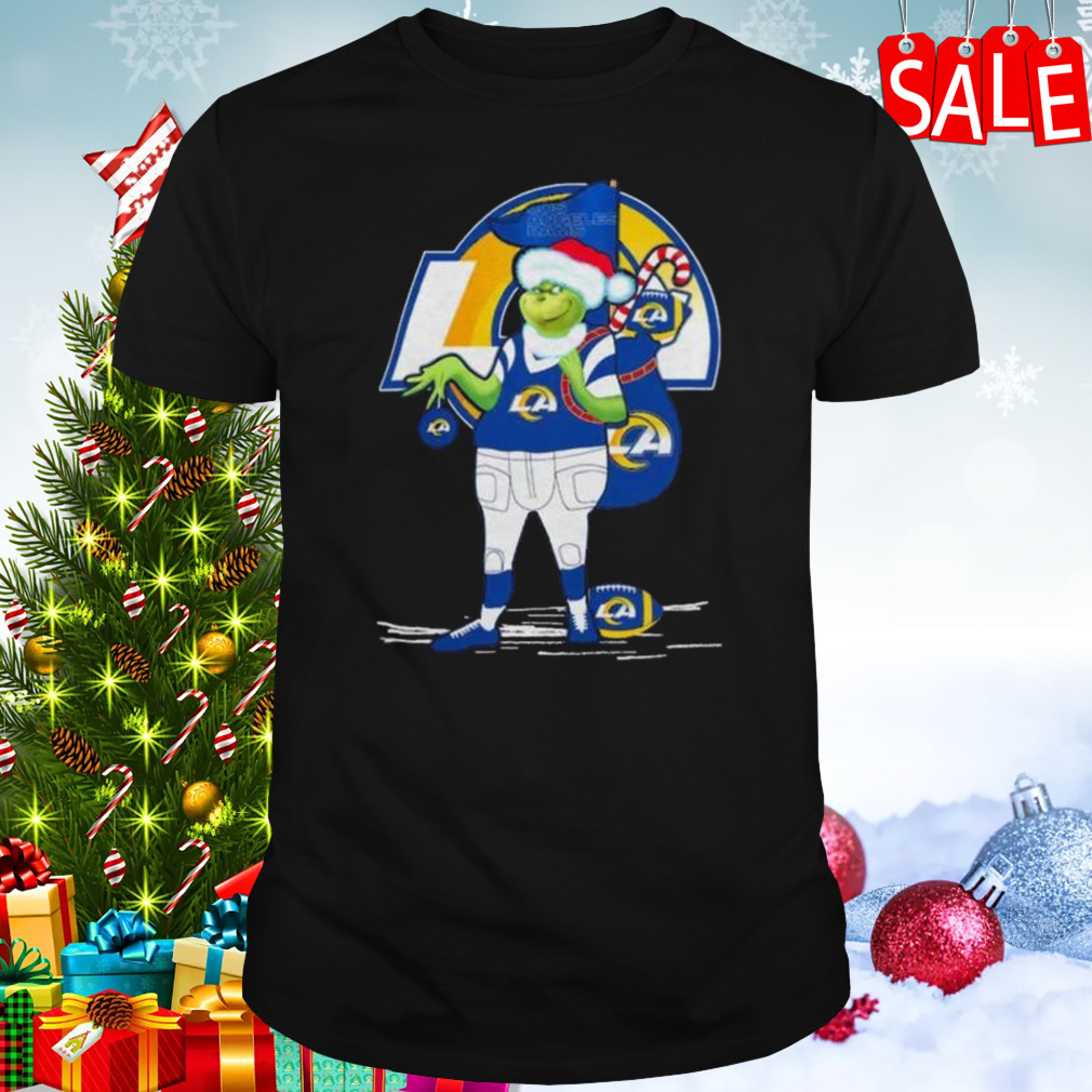 Santa Grinch Los Angeles Rams Christmas 2023 Shirt