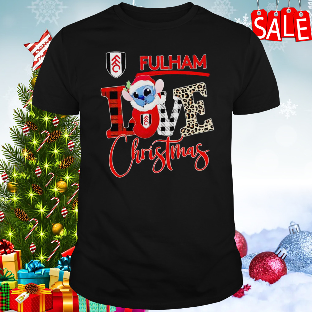 Fulham Stitch love Christmas shirt