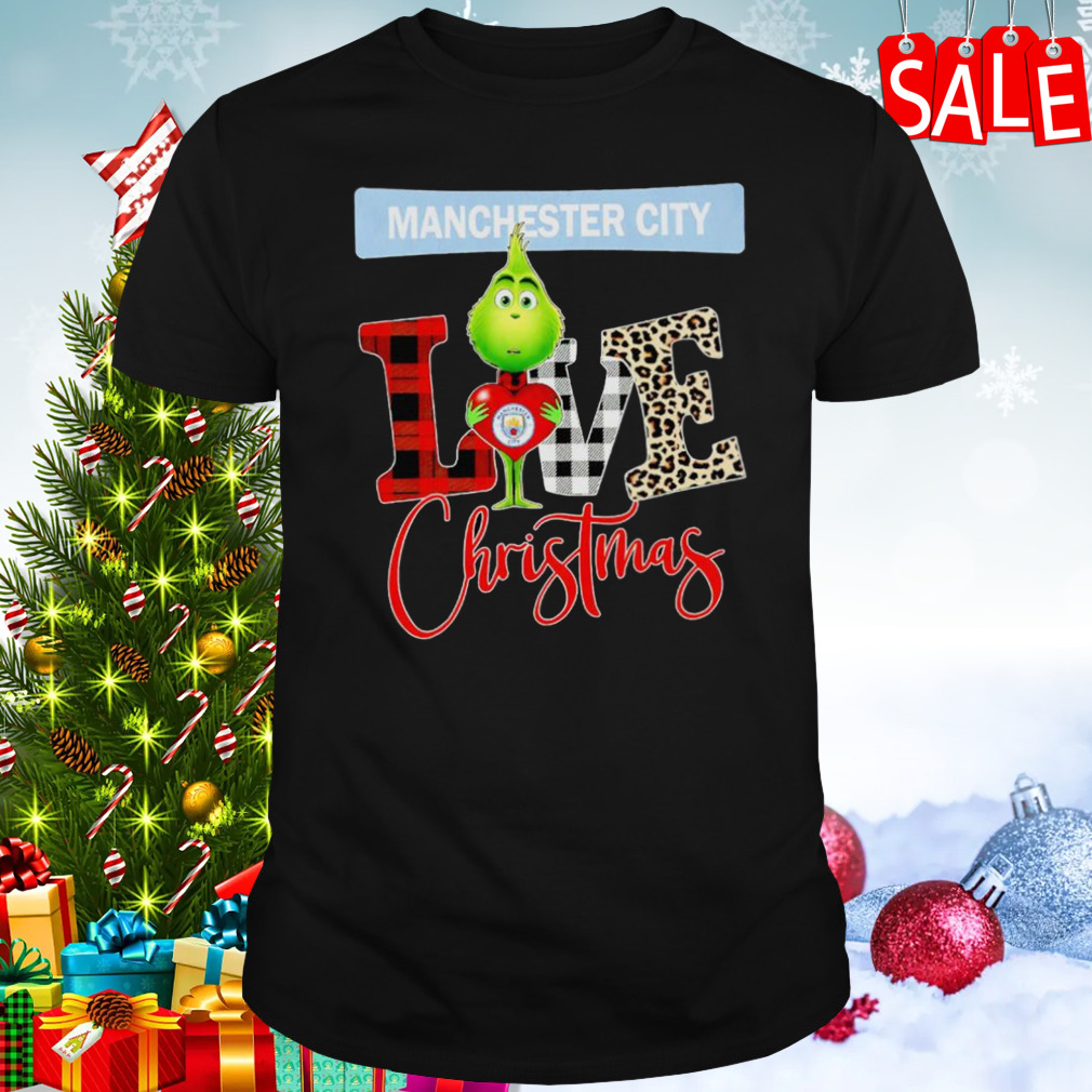 Manchester City Grinch love Christmas shirt