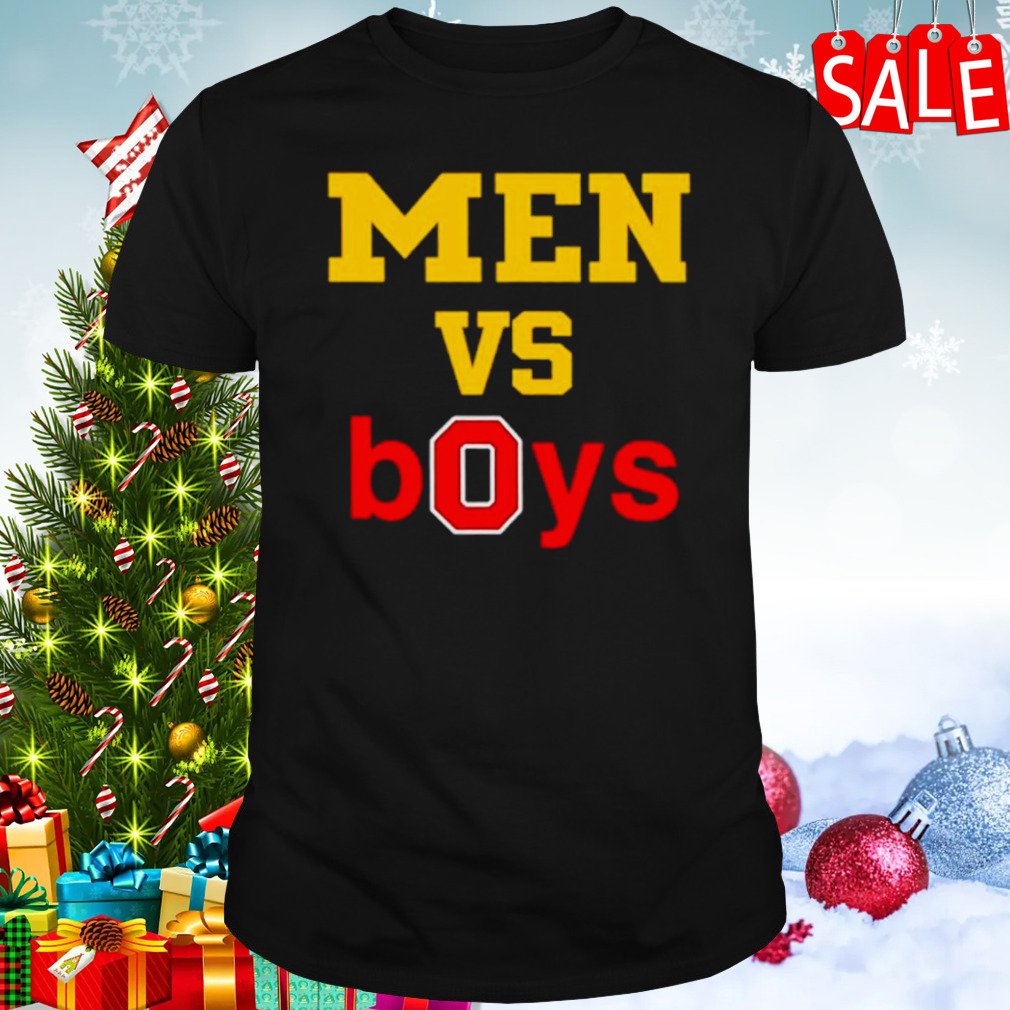Michigan Wolverines and Ohio State Buckeyes Men vs boys shirt