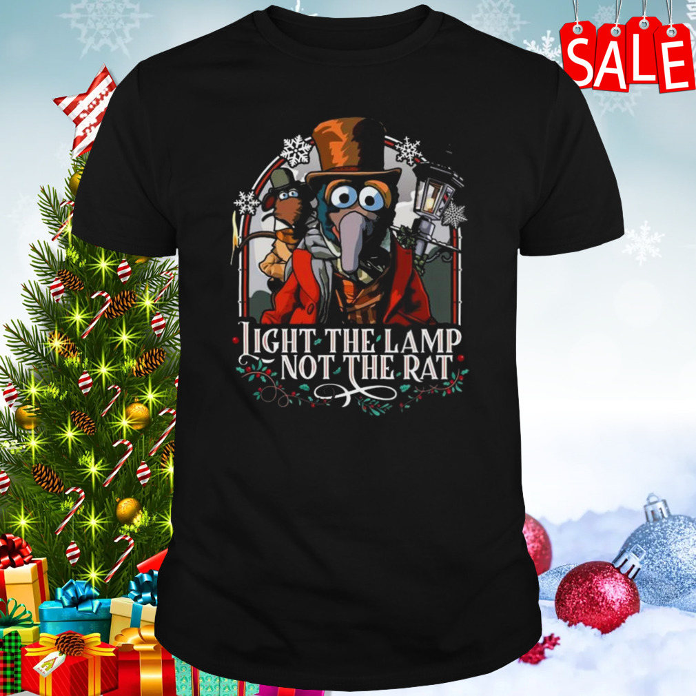 Muppet Christmas Carol – Gonzo And Rizzo Light The Lamp Not The Rat T-shirt