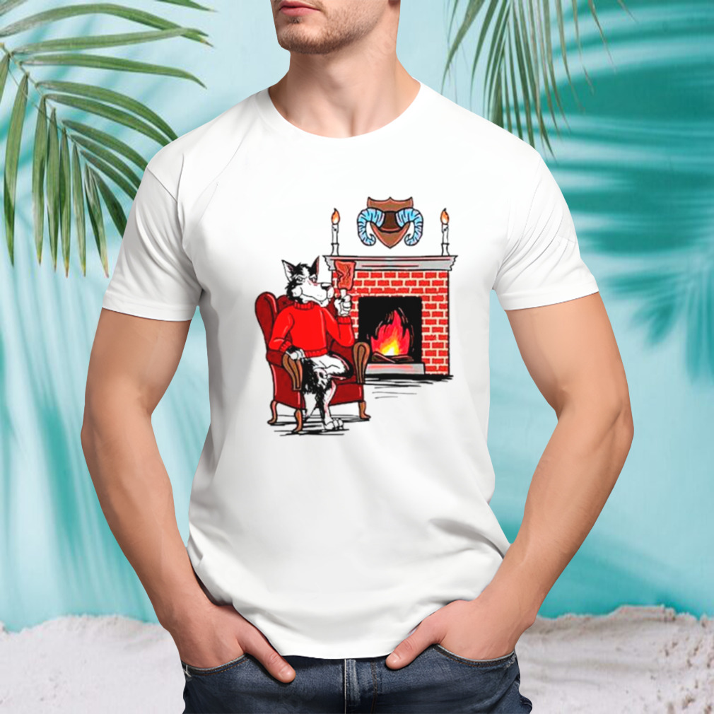 NC State Wolfpack Fireplace win shirt