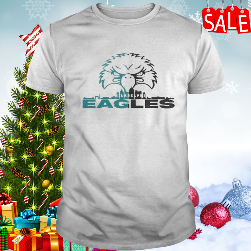 Philadelphia Eagles Skyline City 2023 T-shirt