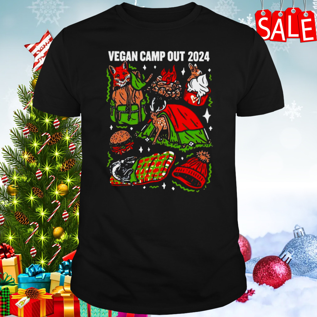 Vegan Camp Out 2024 shirt