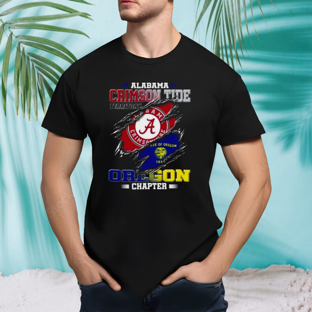 Blood Inside Me Alabama Crimson Tide Territory Oregon Chapter 2023 shirt
