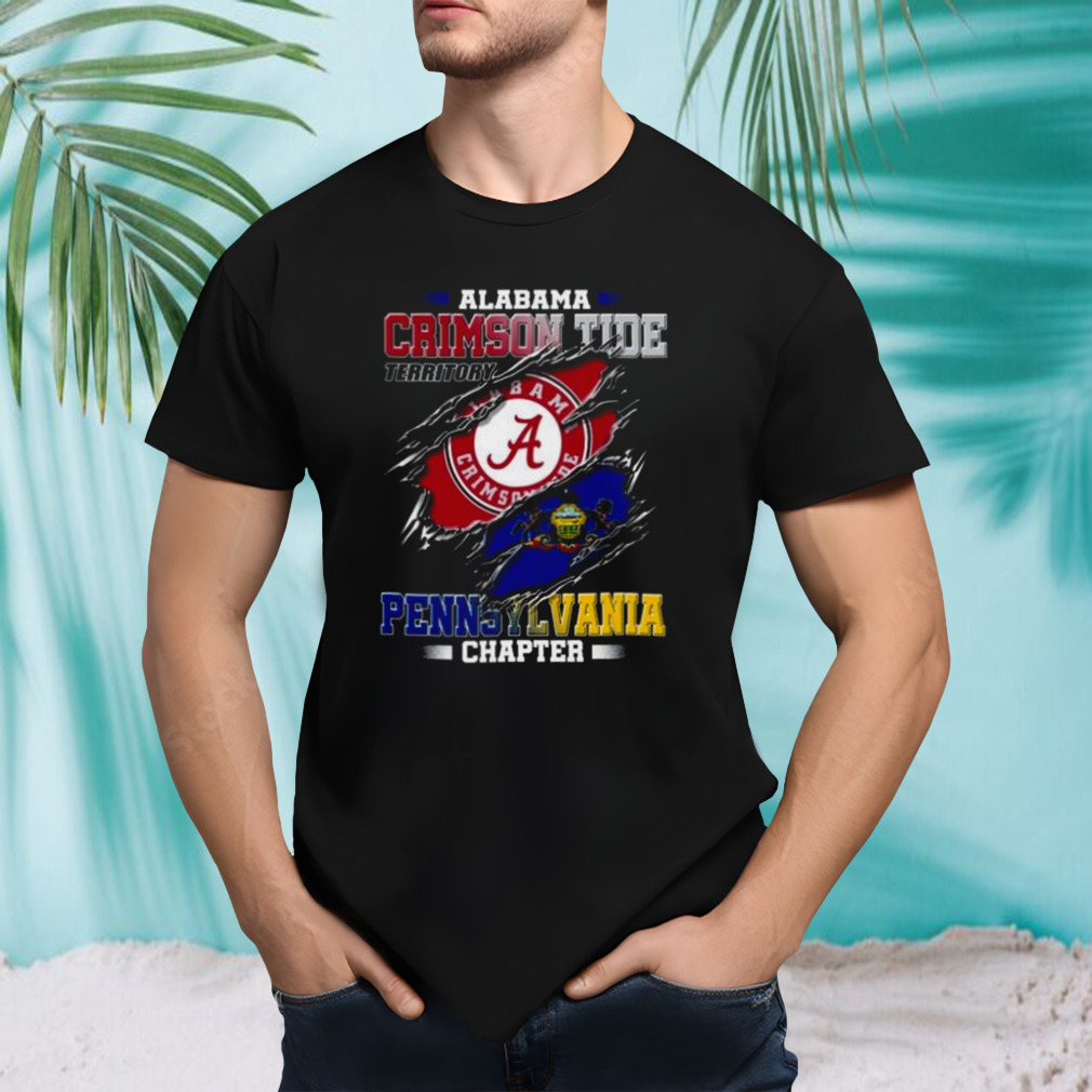 Blood Inside Me Alabama Crimson Tide Territory Pennsylvania Chapter 2023 shirt