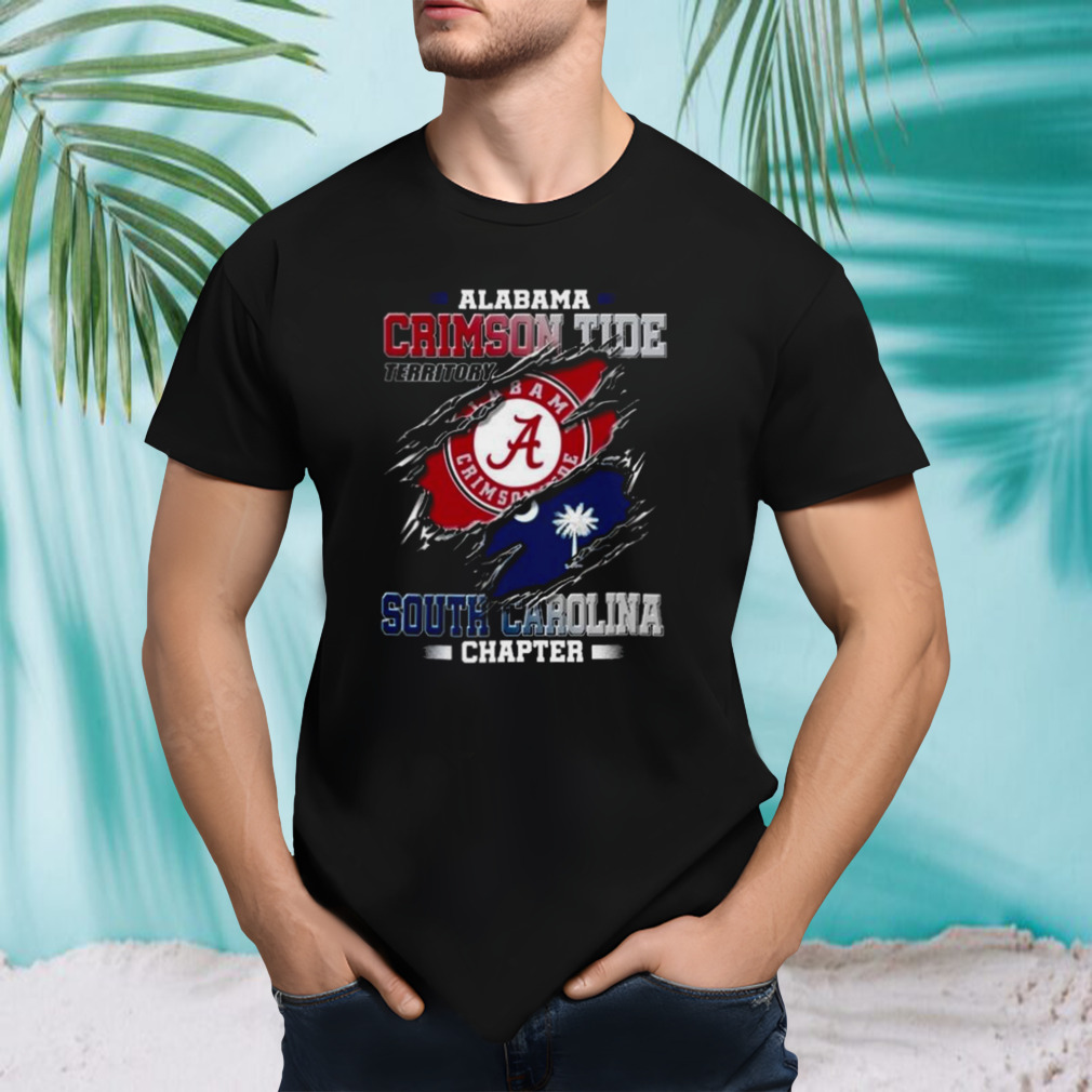 Blood Inside Me Alabama Crimson Tide Territory South Carolina Chapter 2023 shirt