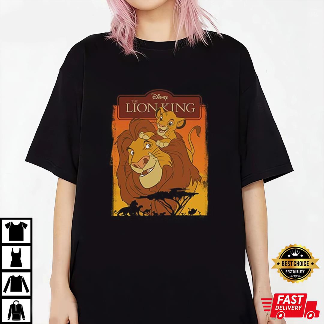 Disney The Lion King Boys Simba Mufasa Dad Shirt