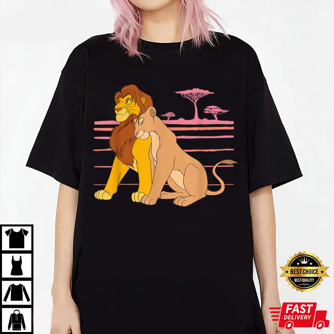Disney The Lion King Simba And Nala Love T-shirt