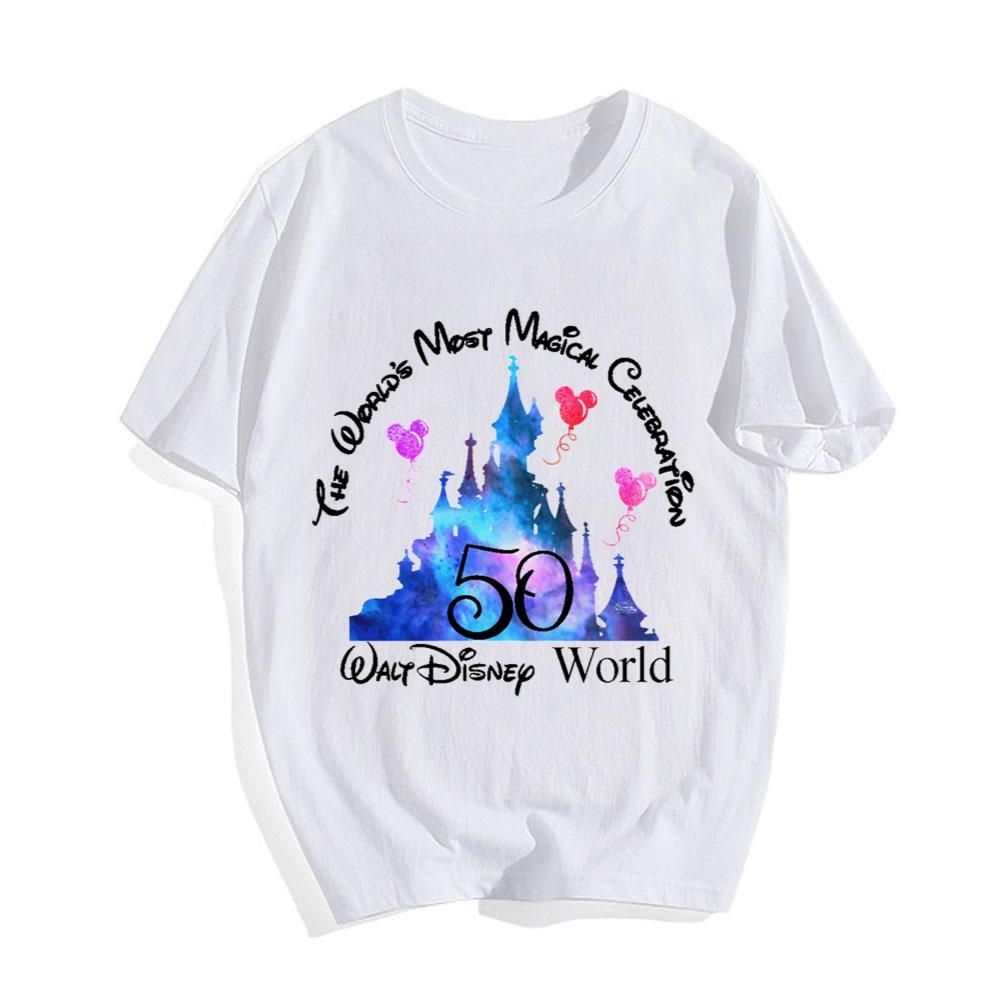 Disney World Castle 50th Anniversary T-shirt