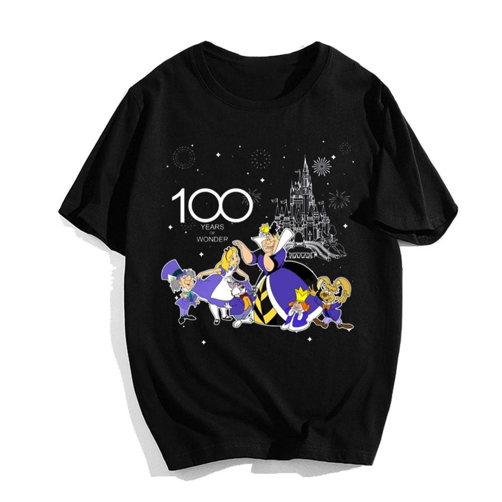 Disneyland 100th Anniversary Alice In Wonderland T-Shirt 100 Years of Wonder