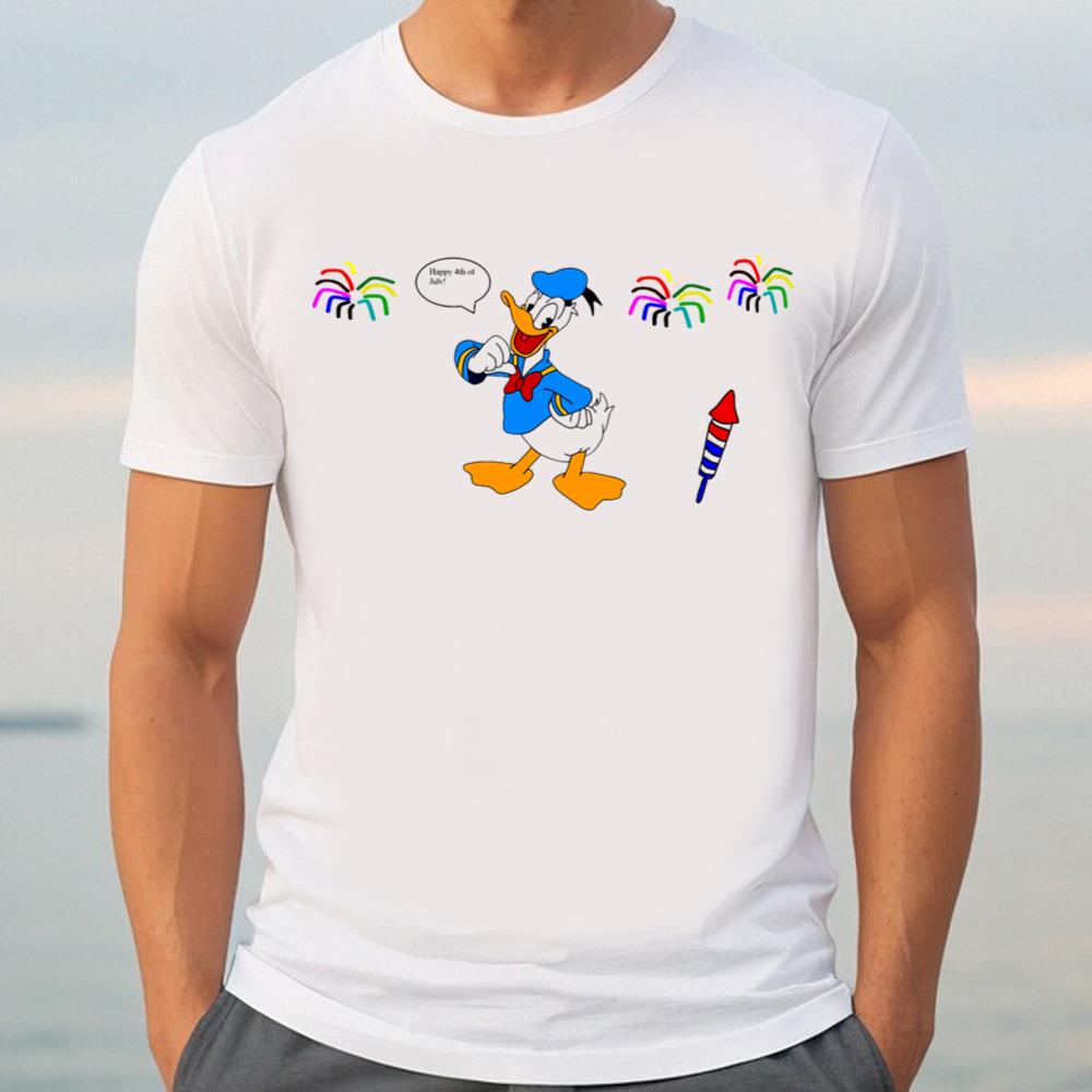 Donald Duck 4th Of July, Happy Fourth Of July Donald Shirt
