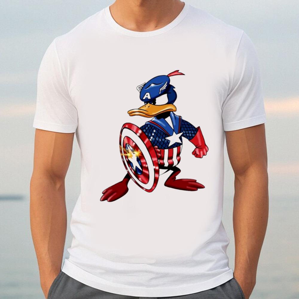 Donald Duck Avengers Shirt, Disney Donal Happy 4th Of July Day Shirt