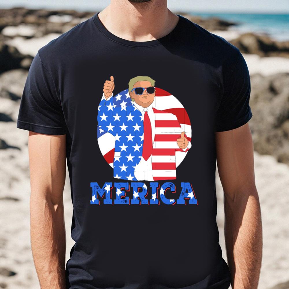 Donald Trump Like America Flag Shirt, Trump 4th Of July Day Shirt