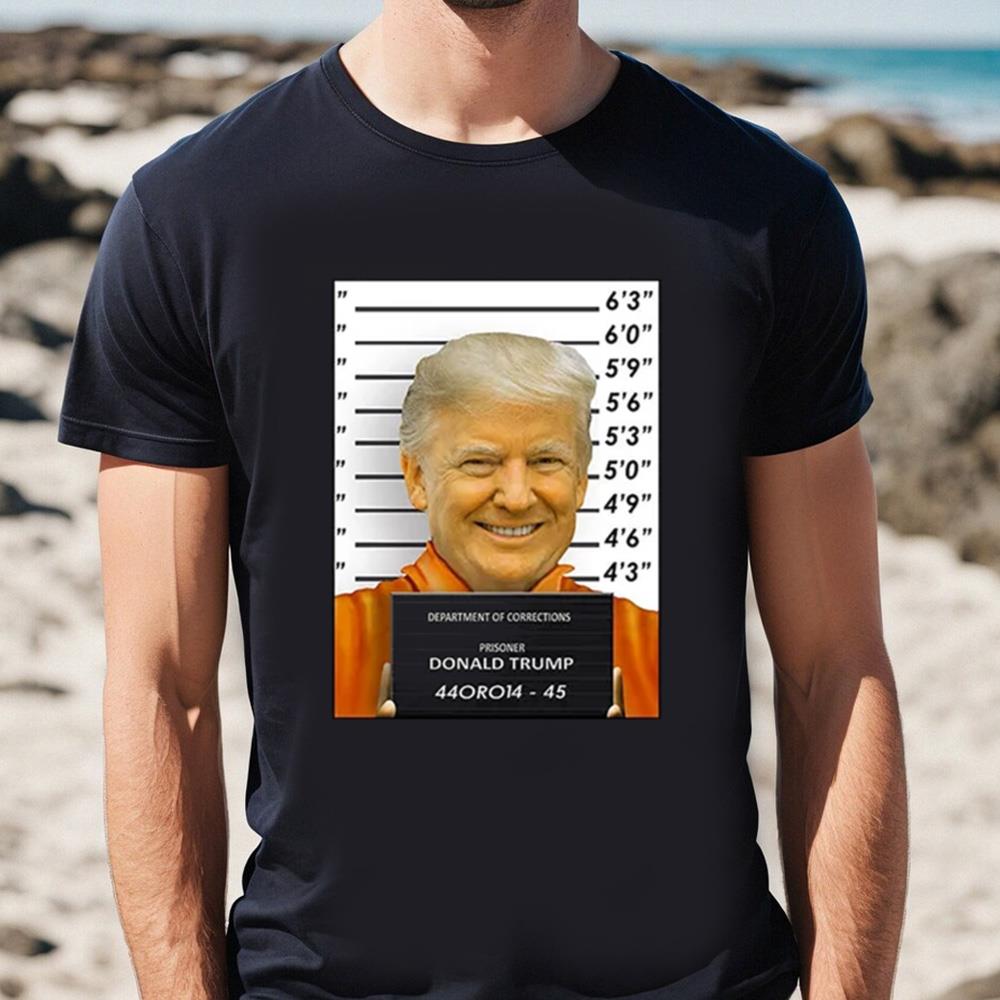 Donald Trump Mugshot Jail Prison Long Sleeve Shirt