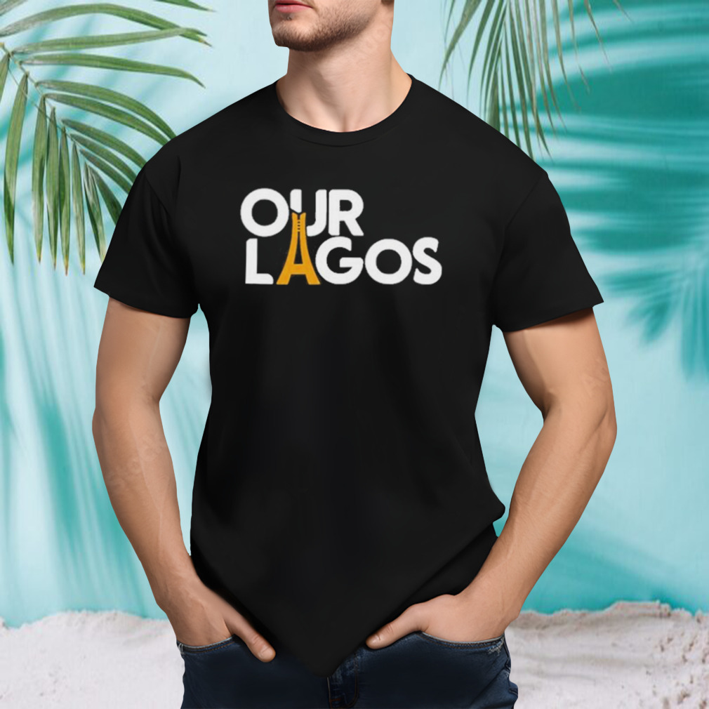 Jubril A. Gawat Wearing Our Lagos Shirt