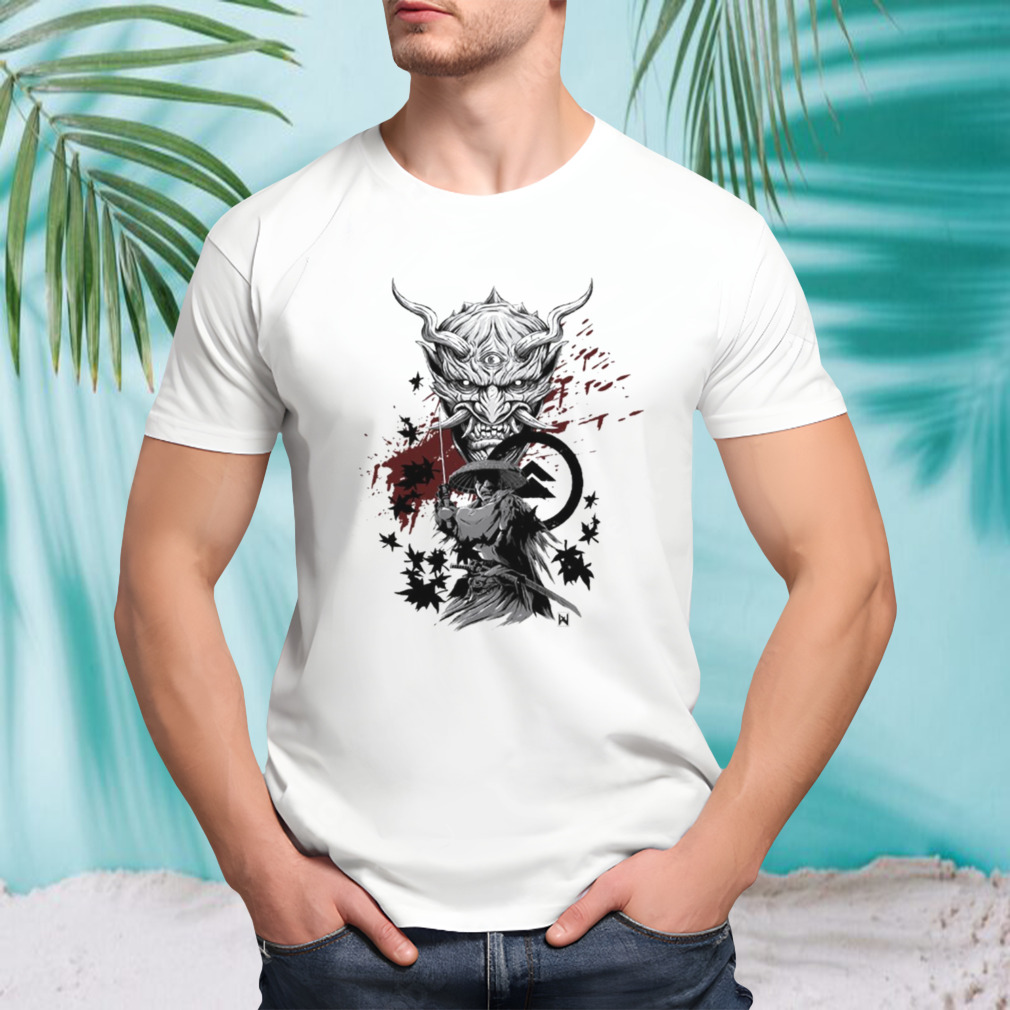 The Demon Mask Ghost Of Tsushima shirt