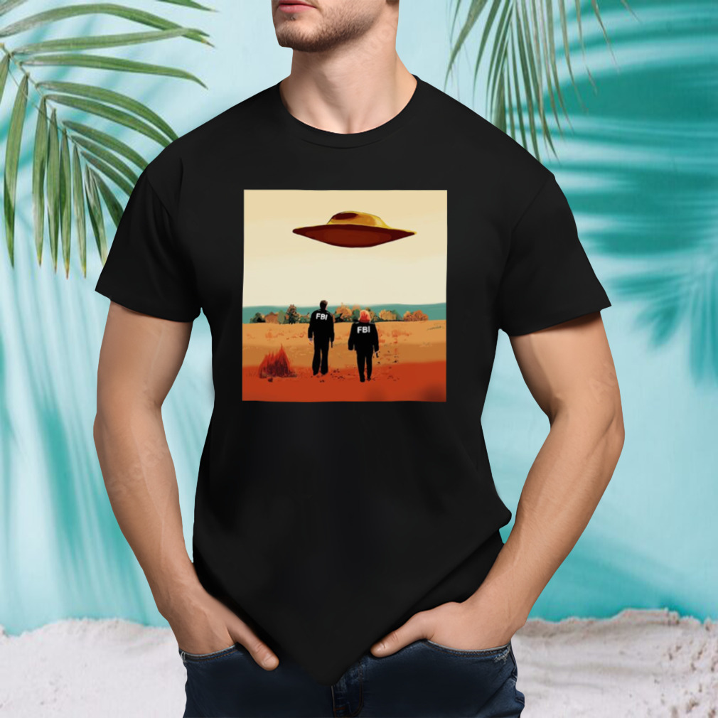 The X Files I Want To Believe Fbi shirt