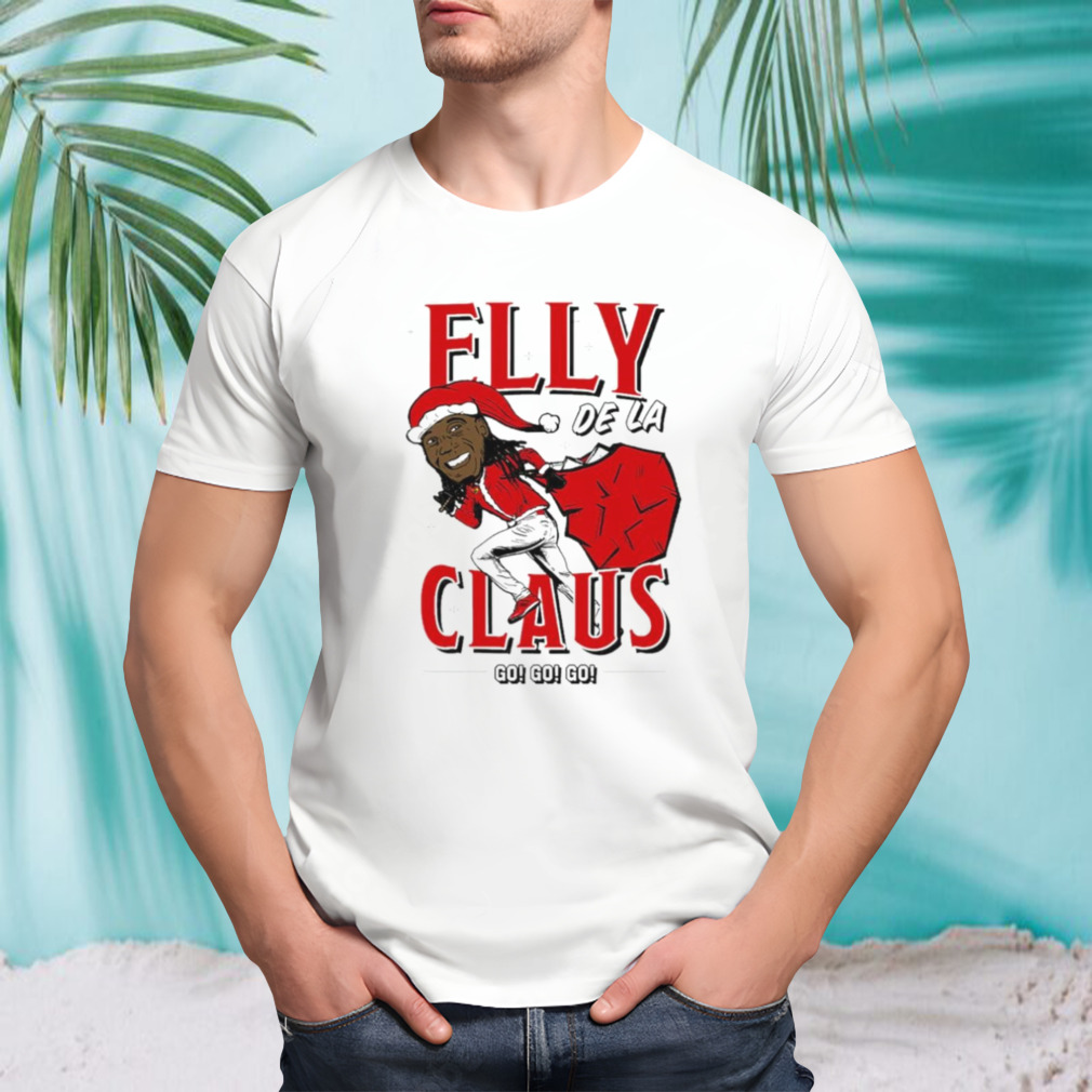 Elly De La Claus baseball funny Christmas shirt