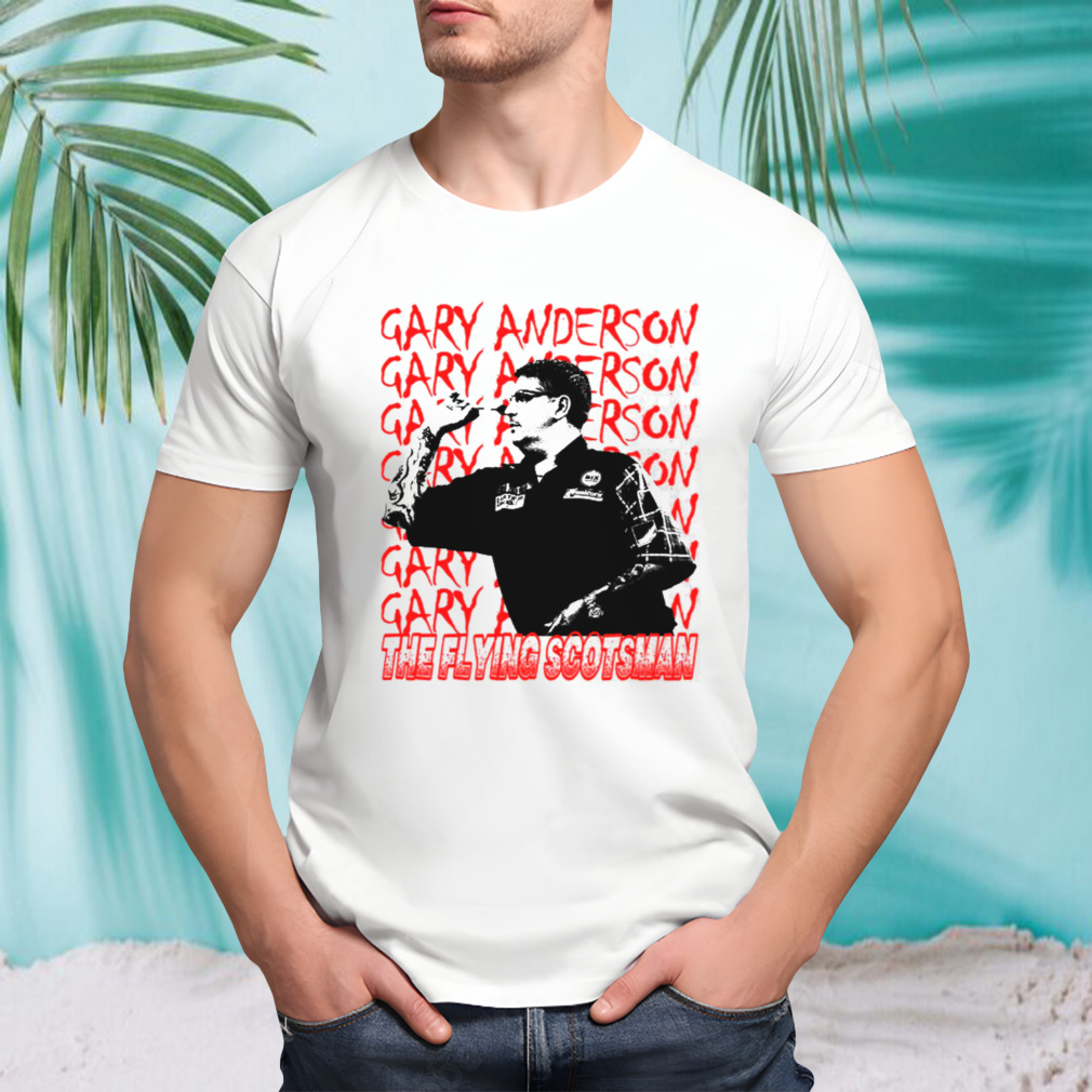 Gary Anderson The Flying Scotsman Artwork shirt