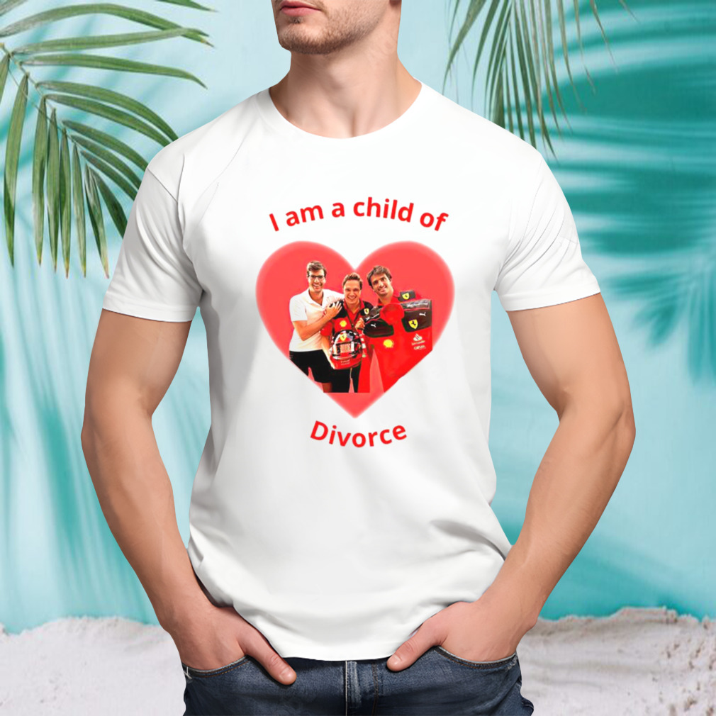 Leclerc and Sainz I am a child of divorce shirt