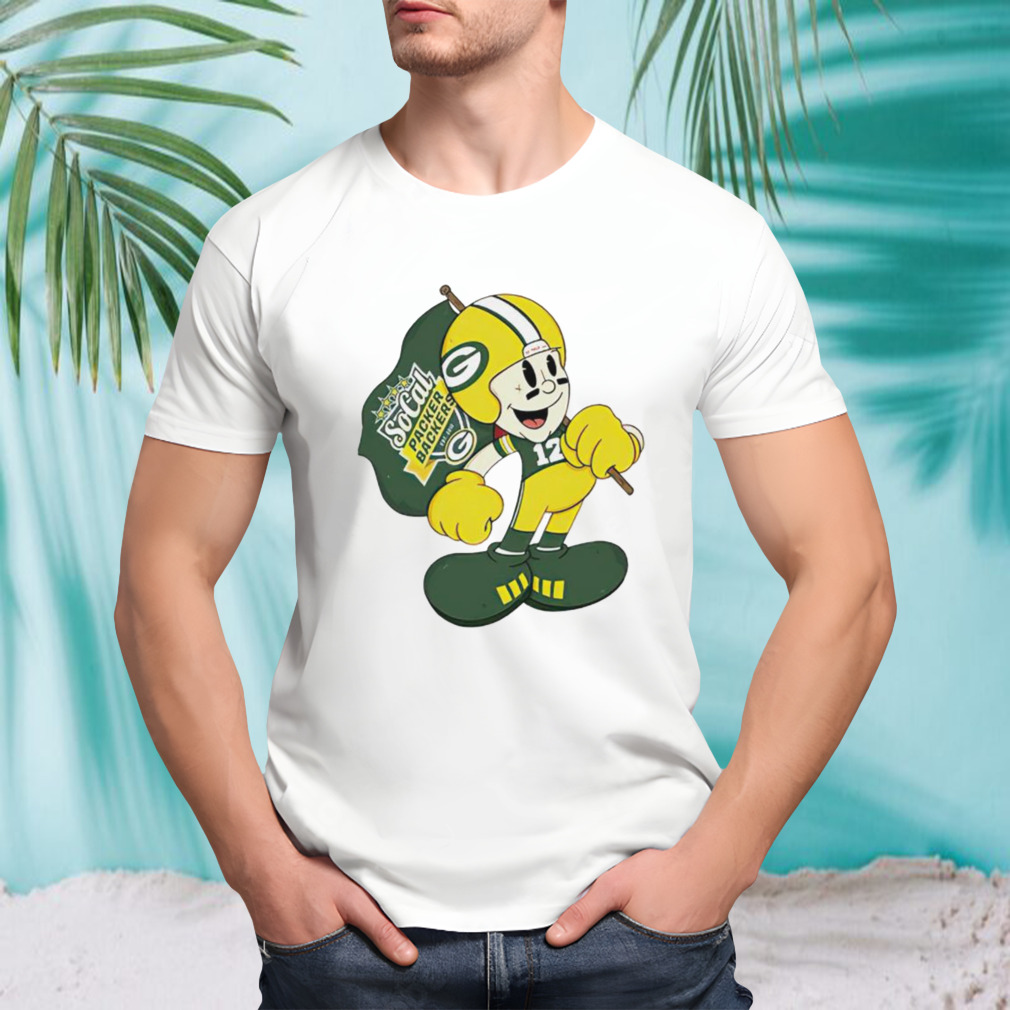 SoCal Packer Backers flag shirt