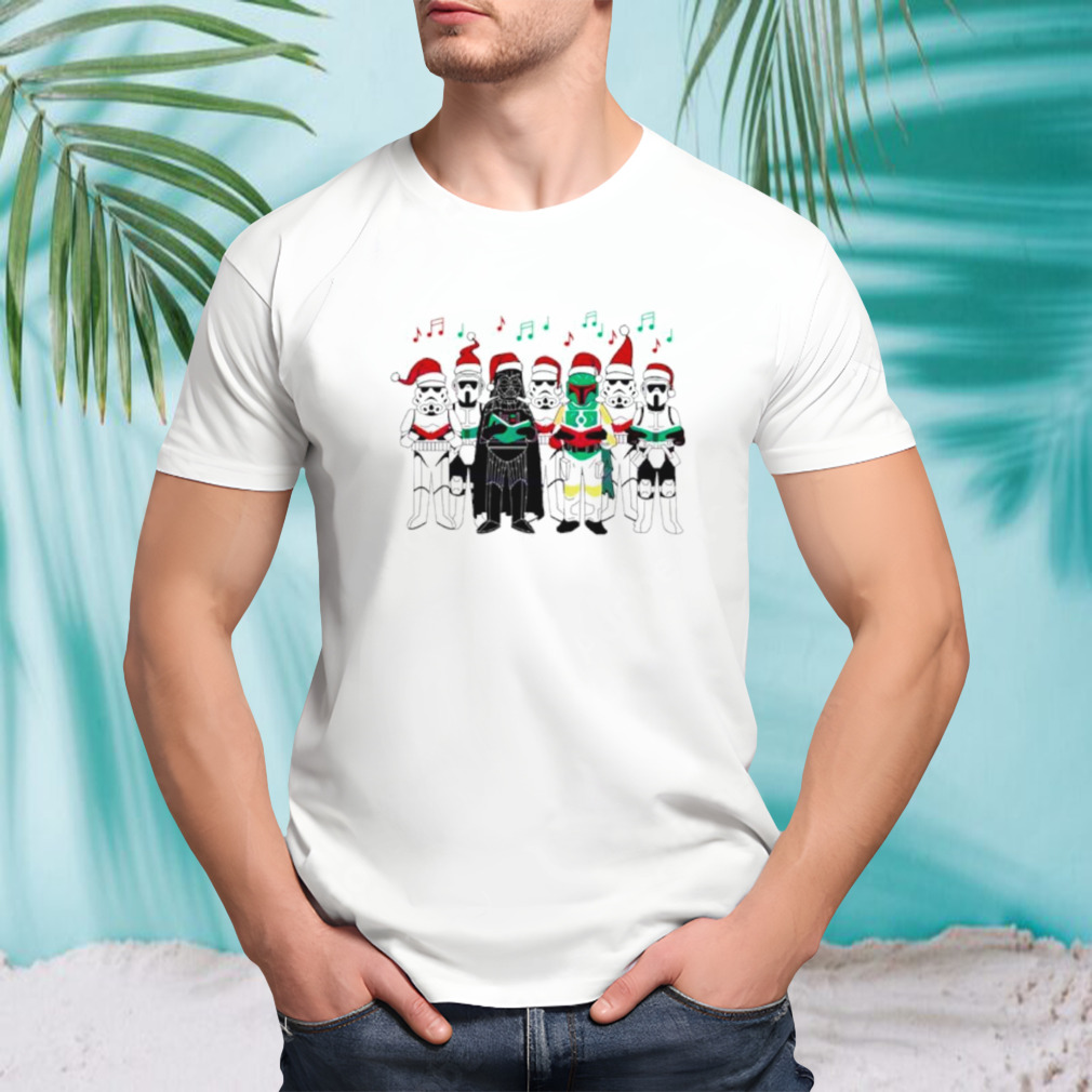 Star Wars characters Christmas song shirt