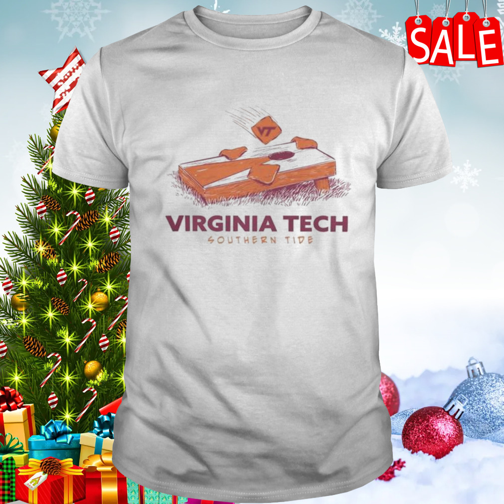 Virginia Tech Cornhole Logo Virginia Tech Southern Tide shirt
